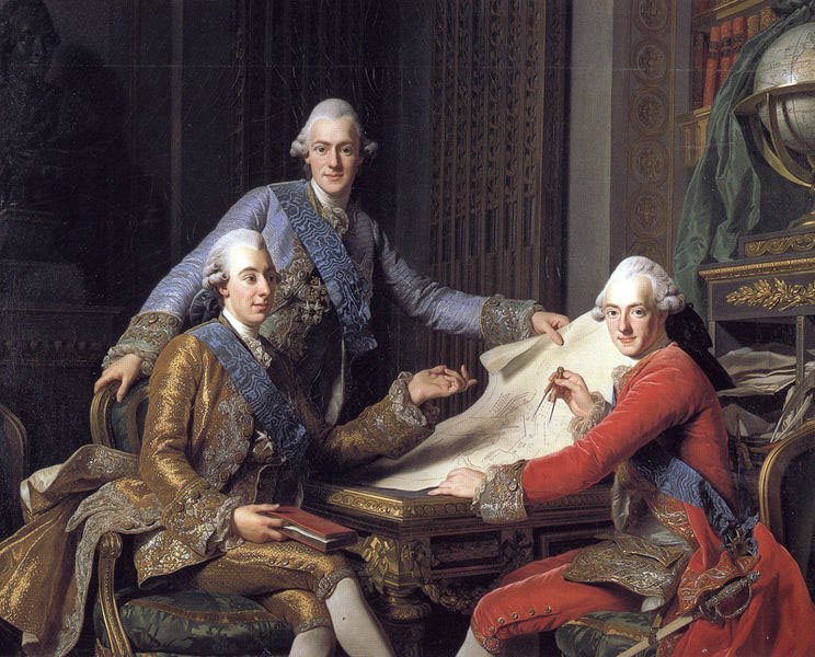 Gustav III of Sweden, and his brothers